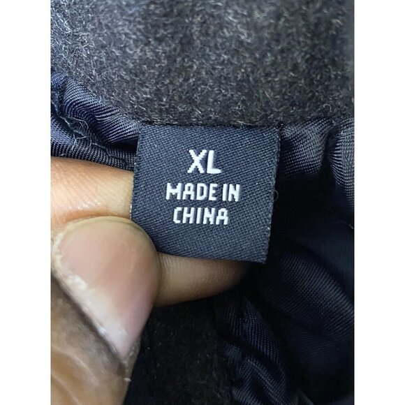 Tommy Hilfiger Men's Gray Peacoat‎ Wool Blend Blazer w/ Anchor Buttons SZ XL - Picture 6 of 9